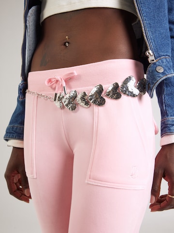 Juicy Couture Расклешенный Штаны 'LAYLA' в Ярко-розовый