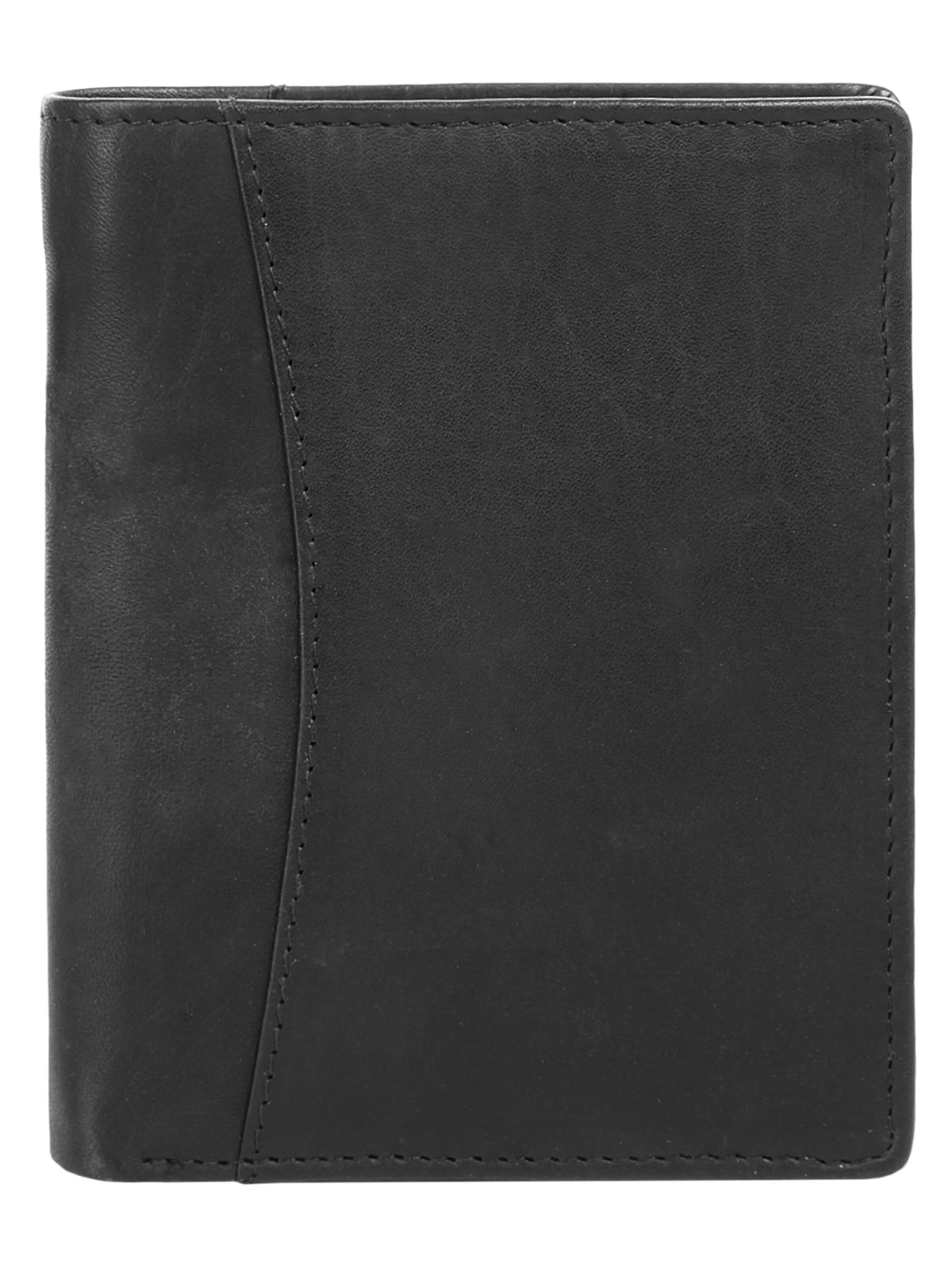 BODENSCHATZ Wallet in Black: front