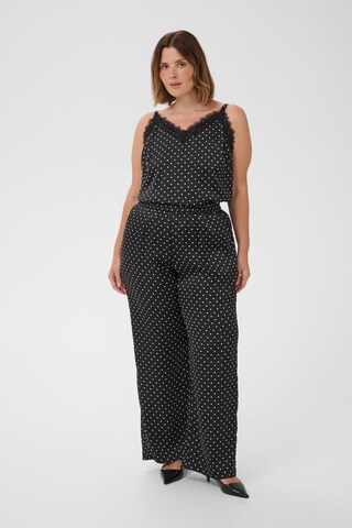 KAFFE CURVE Loosefit Broek 'Missu' in Zwart