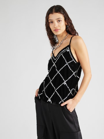 River Island Top in Schwarz: predná strana