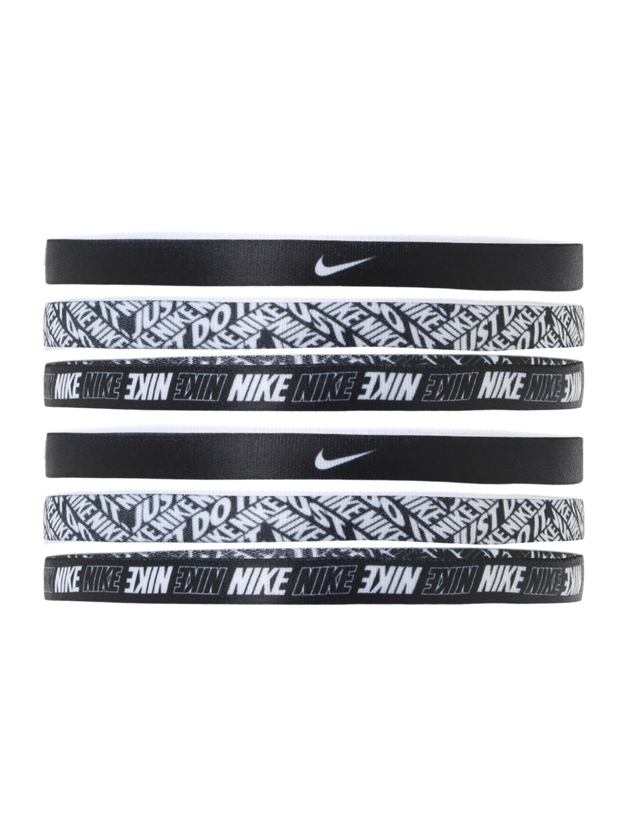 NIKE - Banda de cabeza deportiva en negro