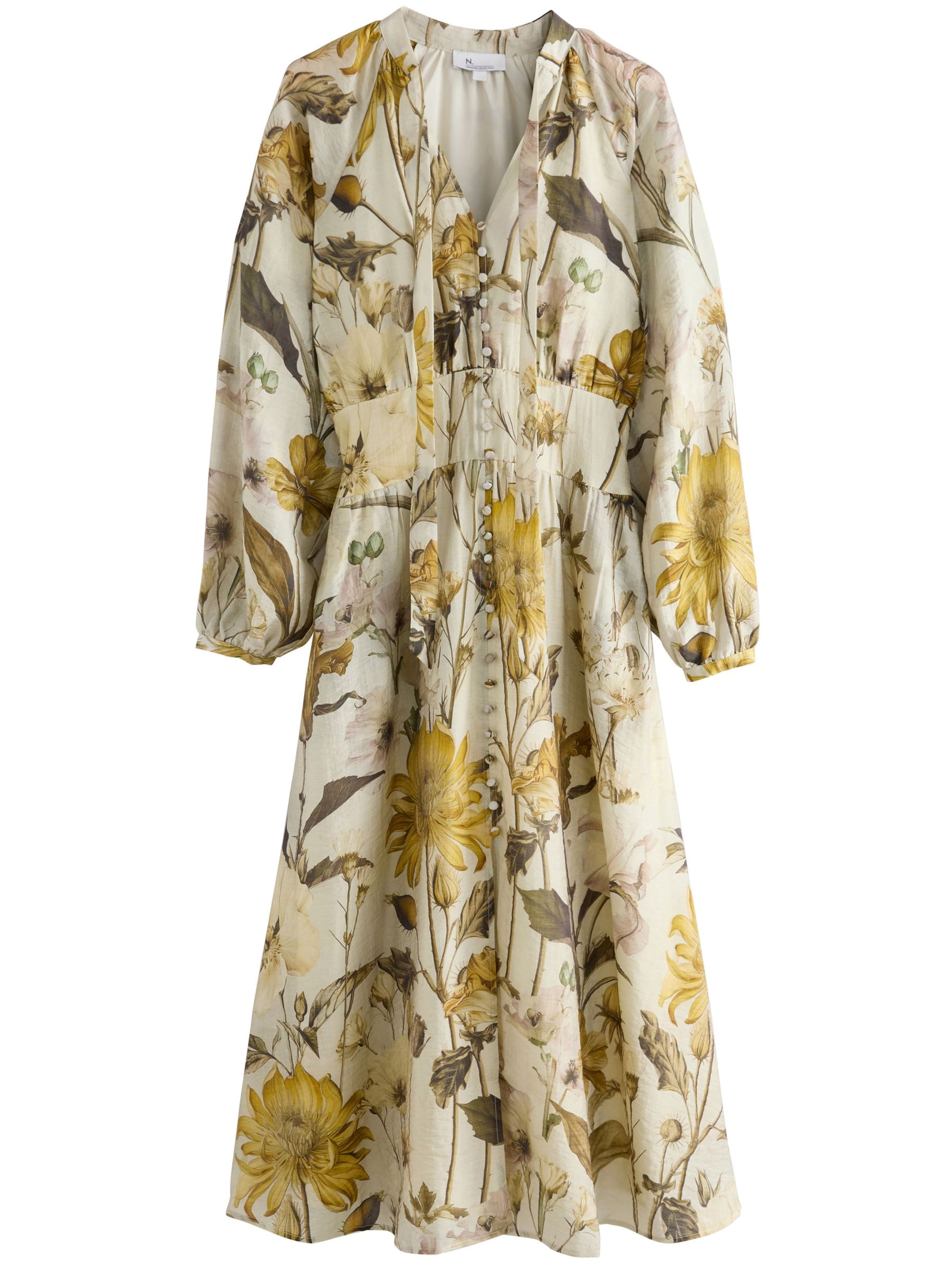 Next - Vestido en verde: frente