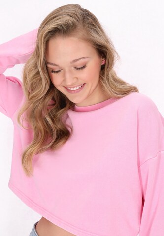 MYMO Sweatshirt 'Fashion Look' in Roze