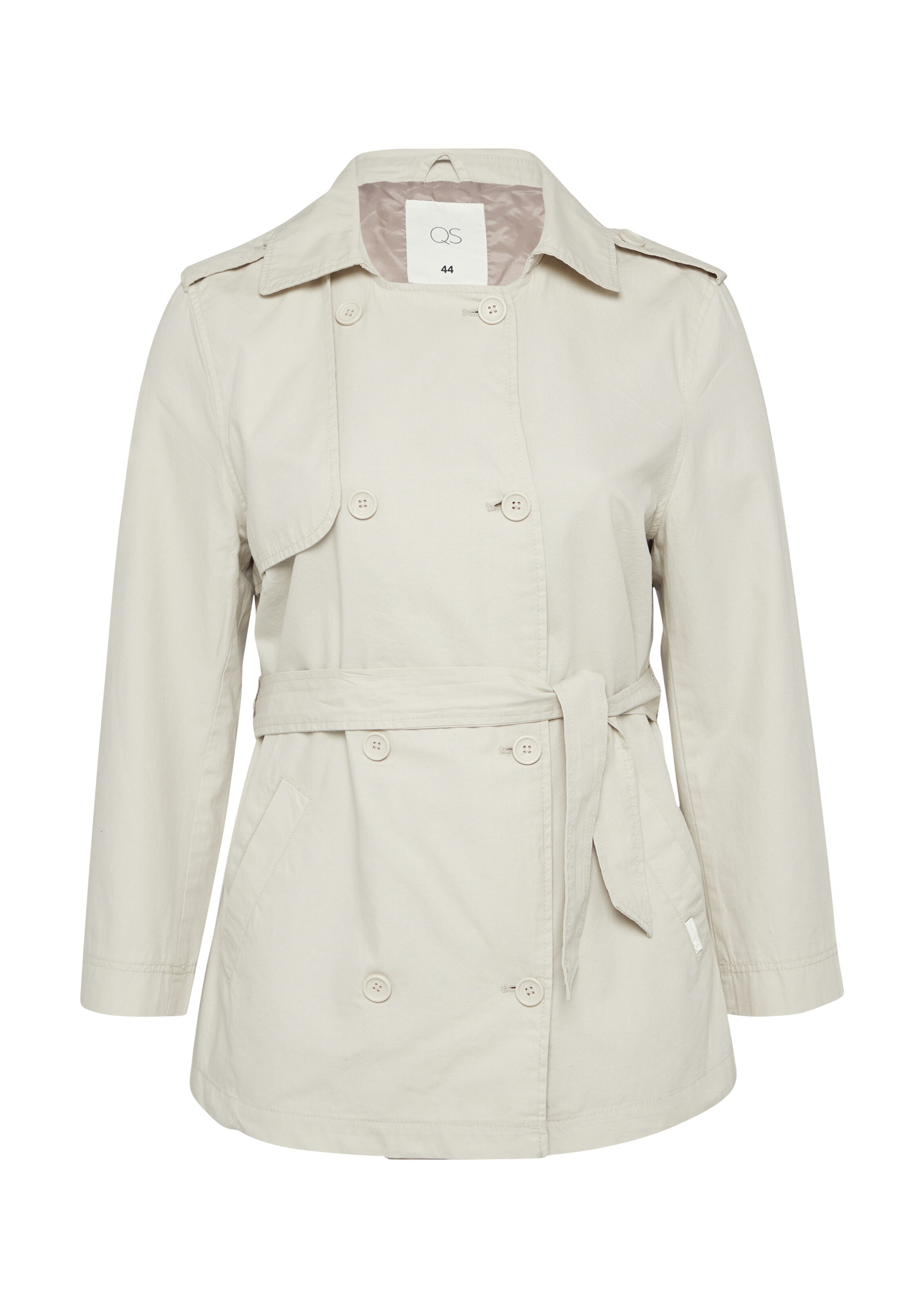 QS Tussenjas in de kleur Lichtgrijs, Productweergave