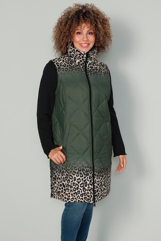 MIAMODA Vest in Green: front