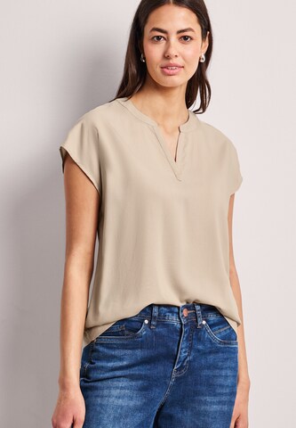 STREET ONE Bluse in Beige: Vorderseite
