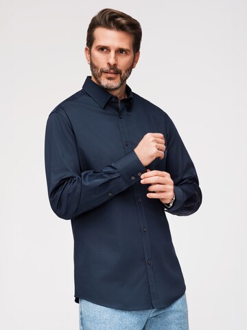 Ombre Regular fit Zakelijk overhemd in Blauw