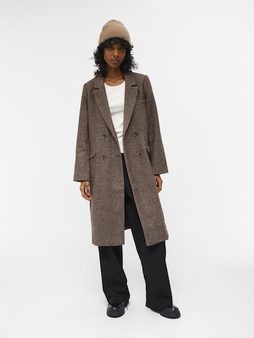 OBJECT Between-Seasons Coat 'BLAZA' in Brown: front