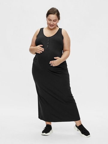 Mamalicious Curve Dress 'SIA' in Black: front