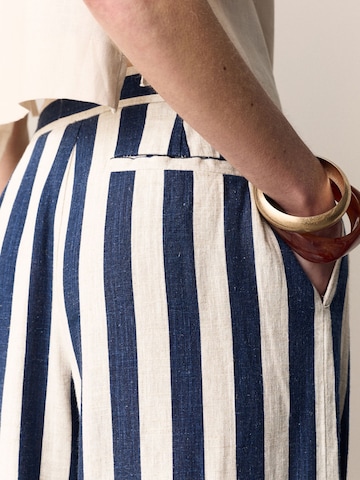 Next Wide Leg Hose in Blau