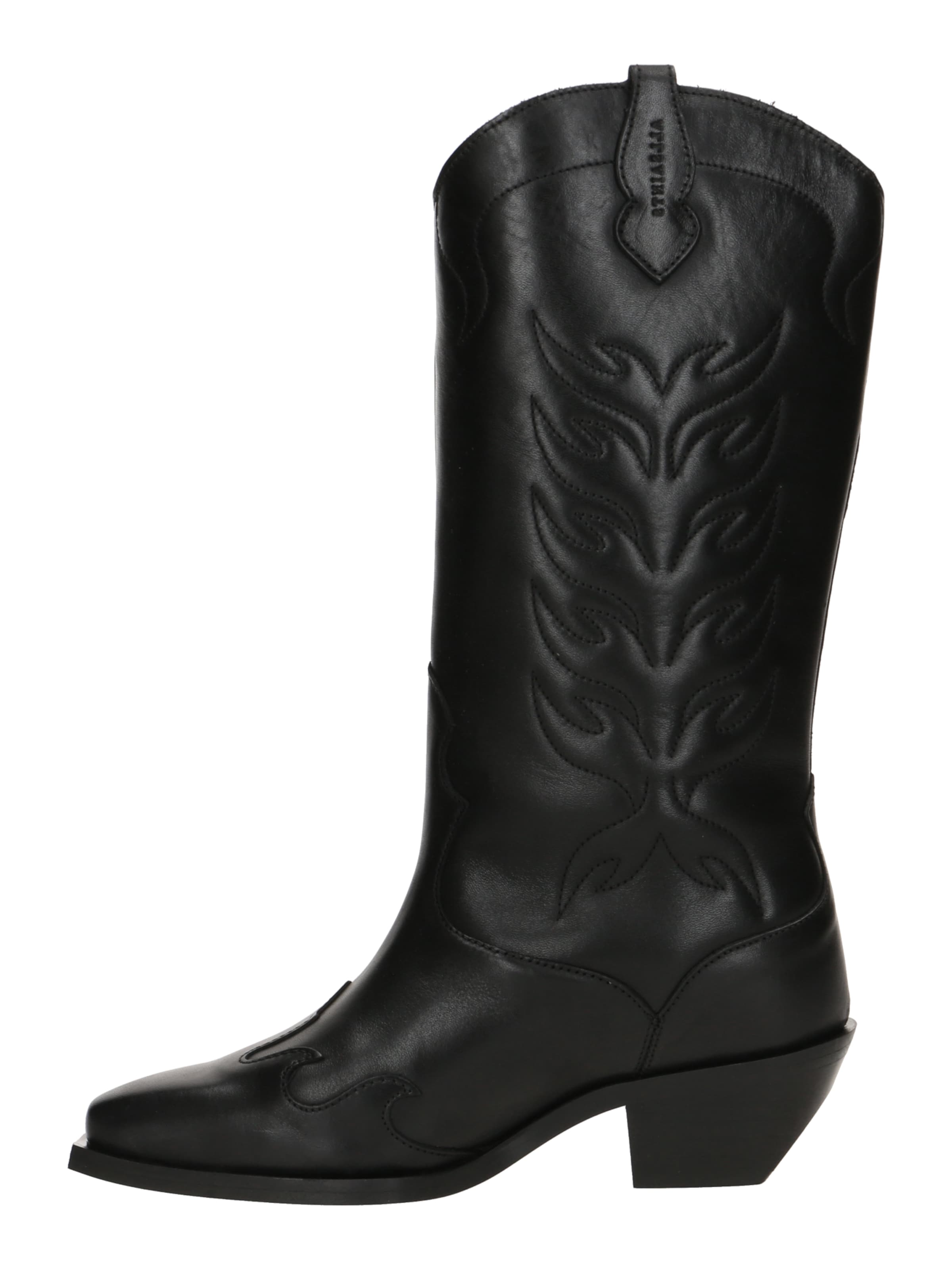 AllSaints Kovbojské boty 'DOLLY' – černá