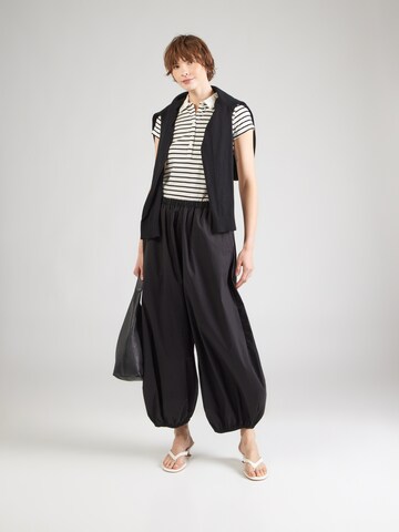 SELECTED - Camiseta 'SLFILINA' en negro