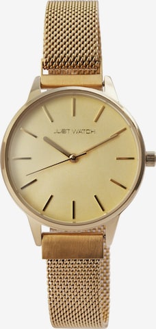 Just Watch Analog Watch 'Malva, 3 ATM' in Gold: front
