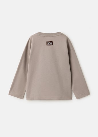 MANGO KIDS Tričko 'TEAMDAL' – hnědá