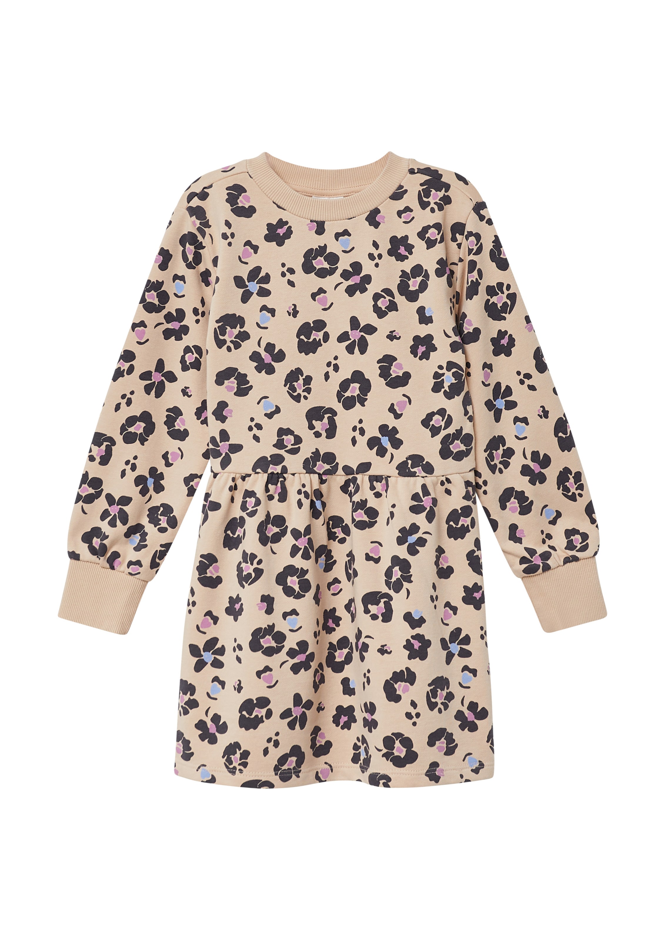 s.Oliver Jurk in Beige: voorkant