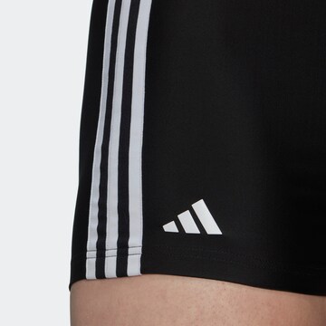 ADIDAS PERFORMANCE Athletic Swim Trunks in Black