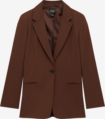 Blazer Pull&Bear en marron : devant