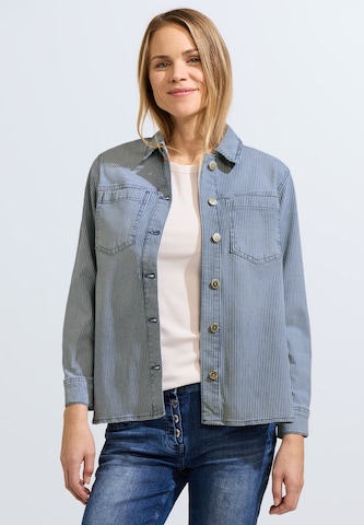 CECIL Between-Season Jacket in Blue: front