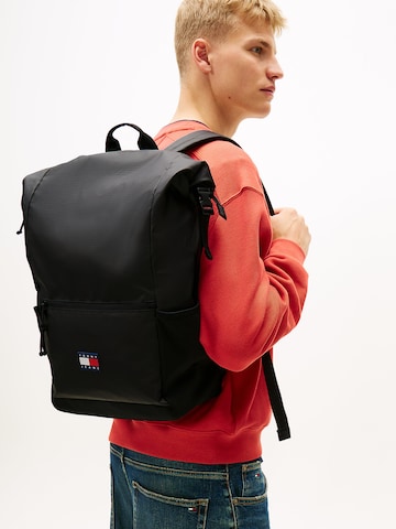 Tommy Jeans Rugzak in Zwart: voorkant