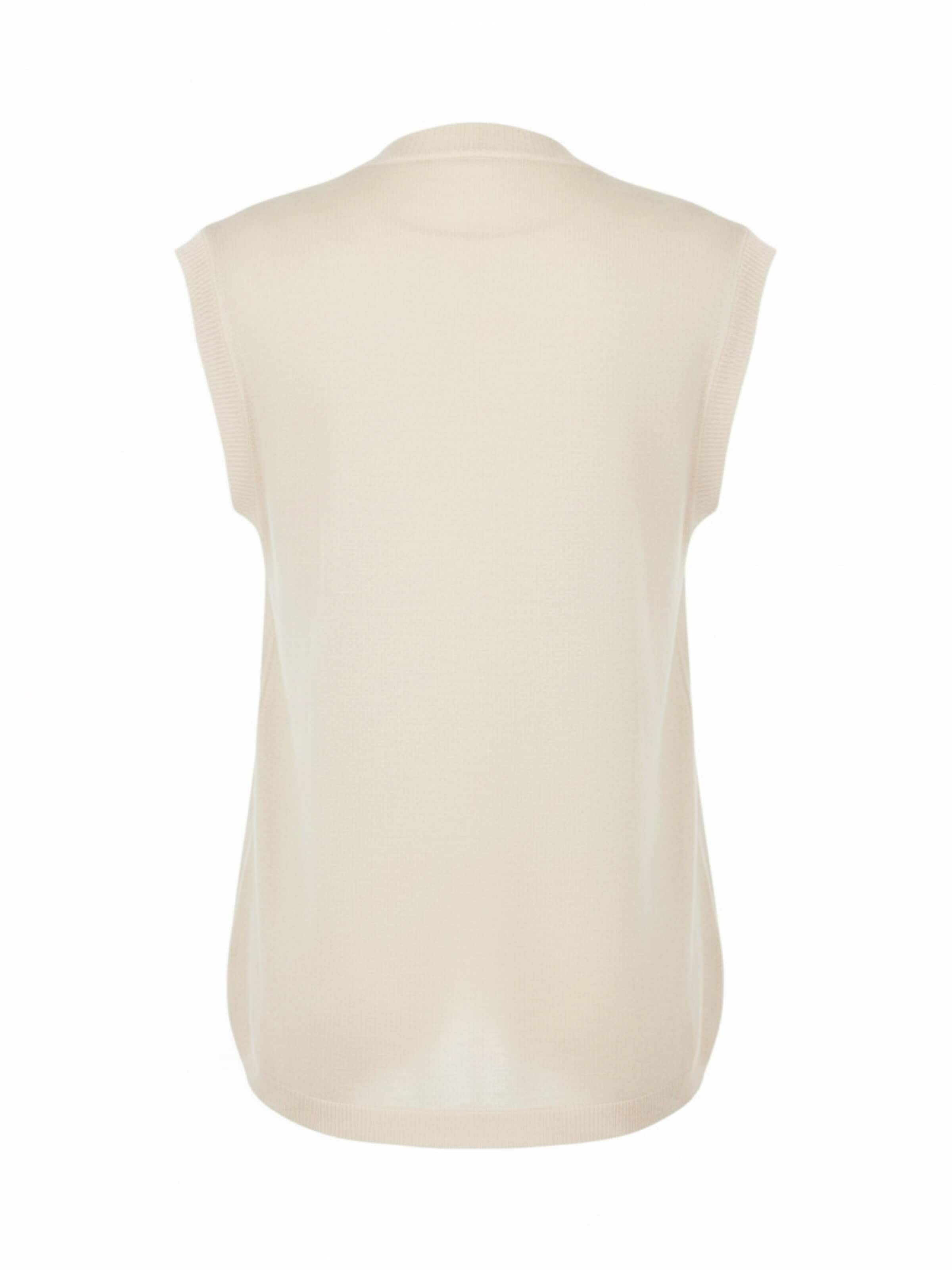 Pull-over 'Gilet manou' WEARABLE STORIES en beige