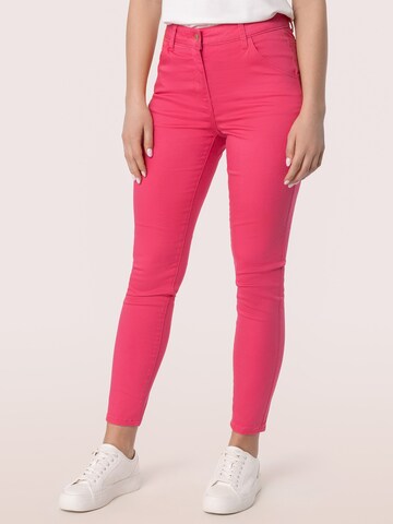 Skinny Pantaloni di Quiosque in rosa: frontale