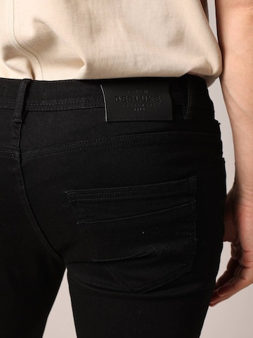 Coupe slim Jean 'CARLOS' Deeluxe en noir