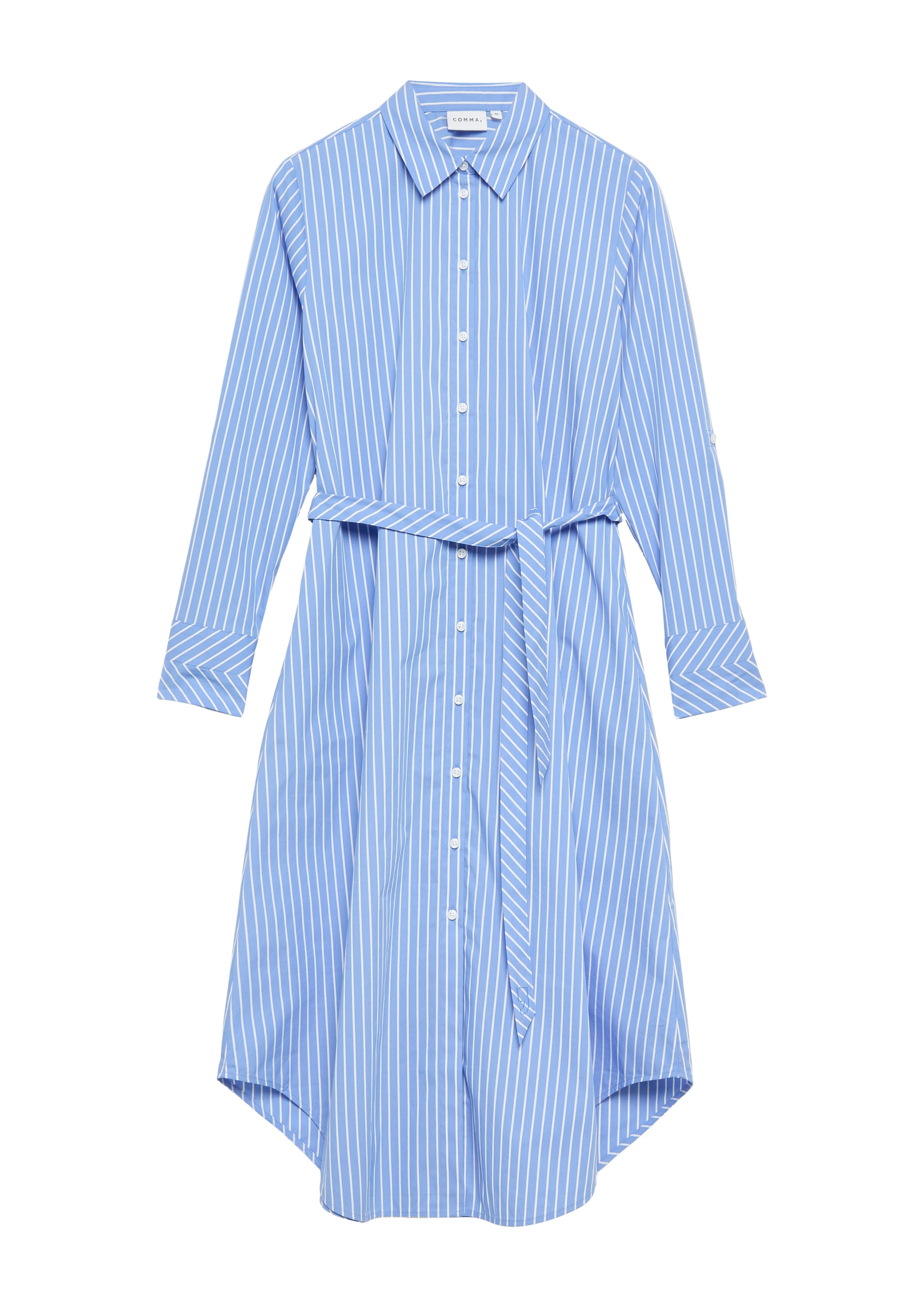 COMMA Dress in Blue: front