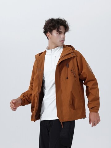 Youthup Outdoor jacket in Brown