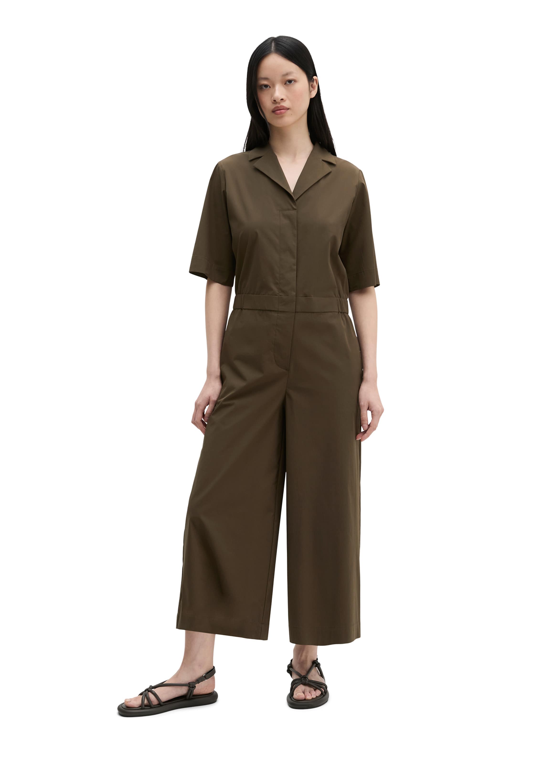 Marc O'Polo Jumpsuit in Brown: front