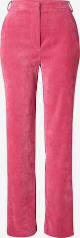 PATRIZIA PEPE Wide leg Broek in Roze: voorkant