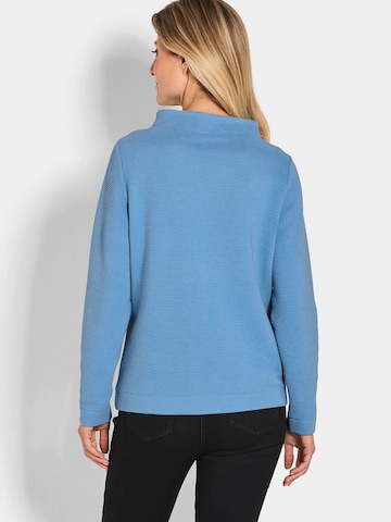 Goldner Sweatshirt in Blau