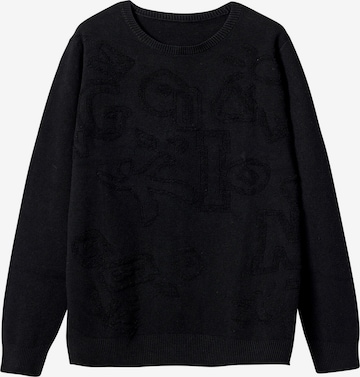 Pull-over Desigual en noir : devant