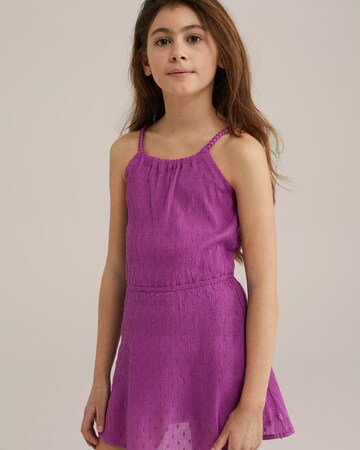 Robe WE Fashion en violet : devant