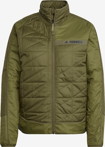 ADIDAS TERREX Outdoorjas in Groen: voorkant