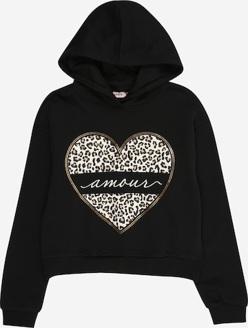 ONLY GIRLS Sweatshirt 'KOGCooper' in Black: front