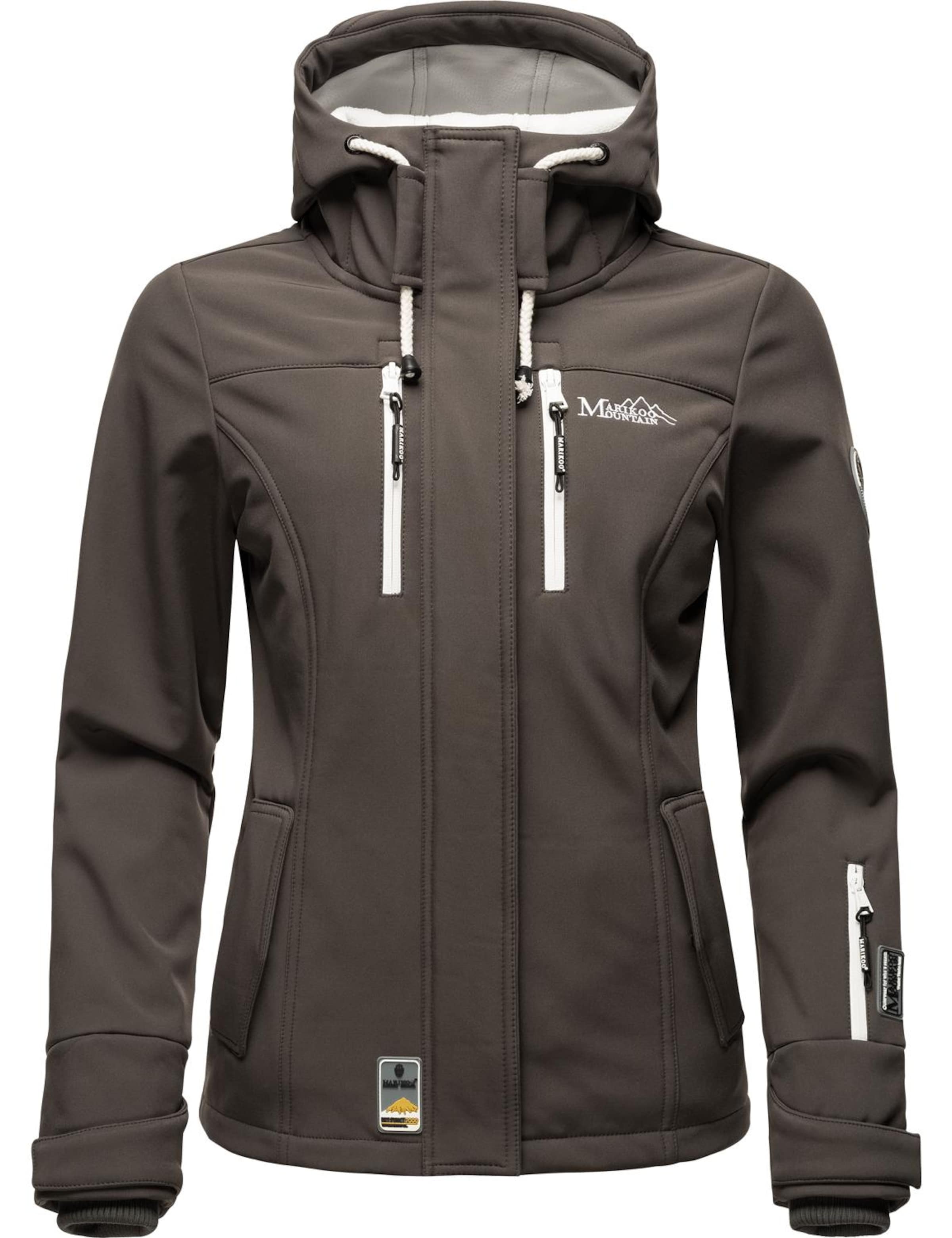 Veste fonctionnelle 'Kleine Zicke' MARIKOO en gris : devant