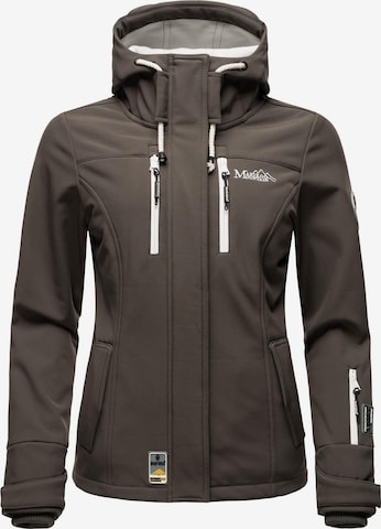 MARIKOO Weatherproof jacket 'Kleine Zicke' in Grey: front
