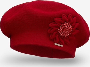 Vivisence Mütze '7048' in Rot: Vorderseite