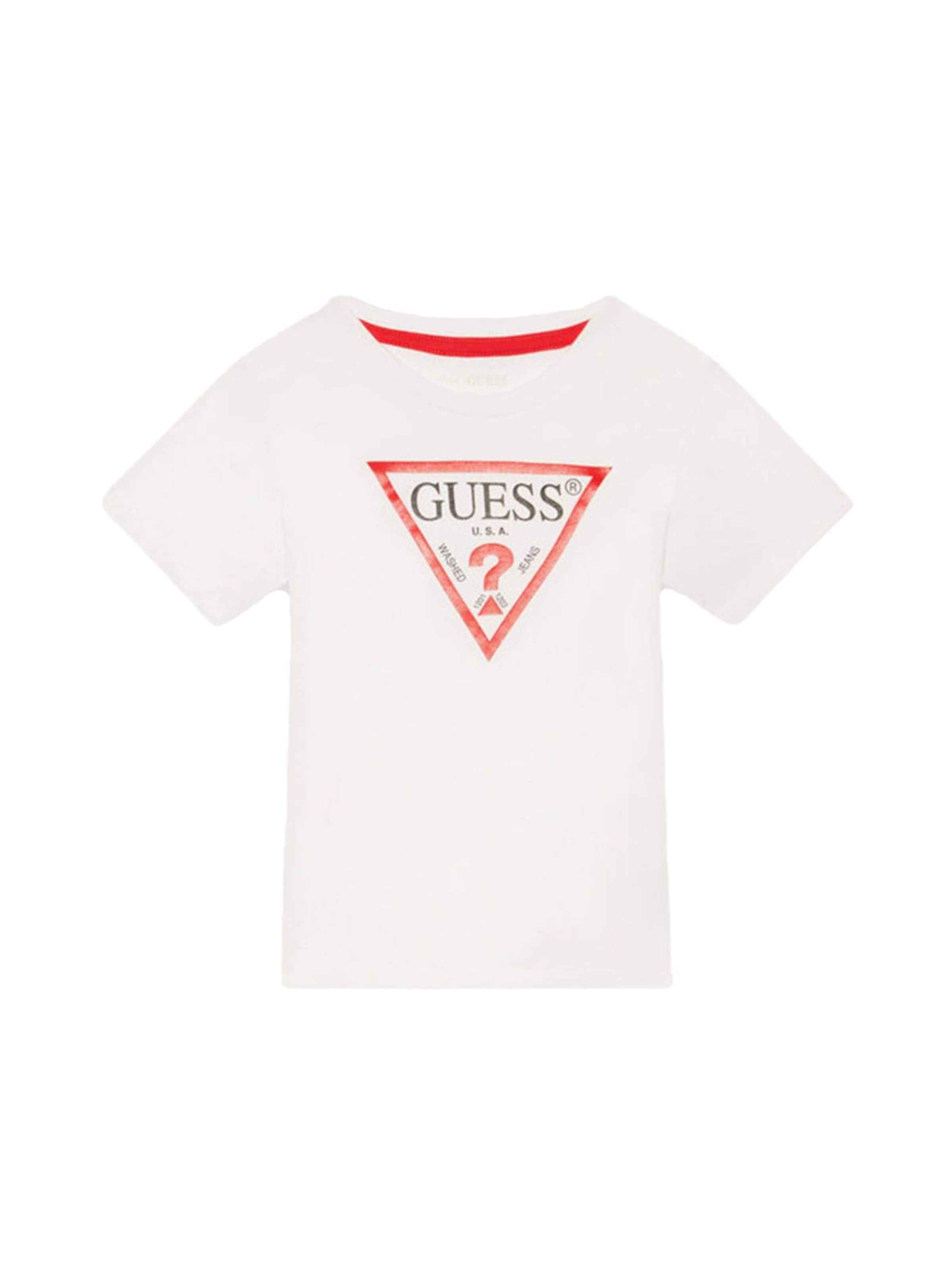 GUESS KIDS Shirt in White: front