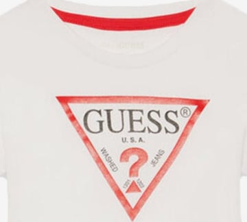 GUESS KIDS Shirt in White: front