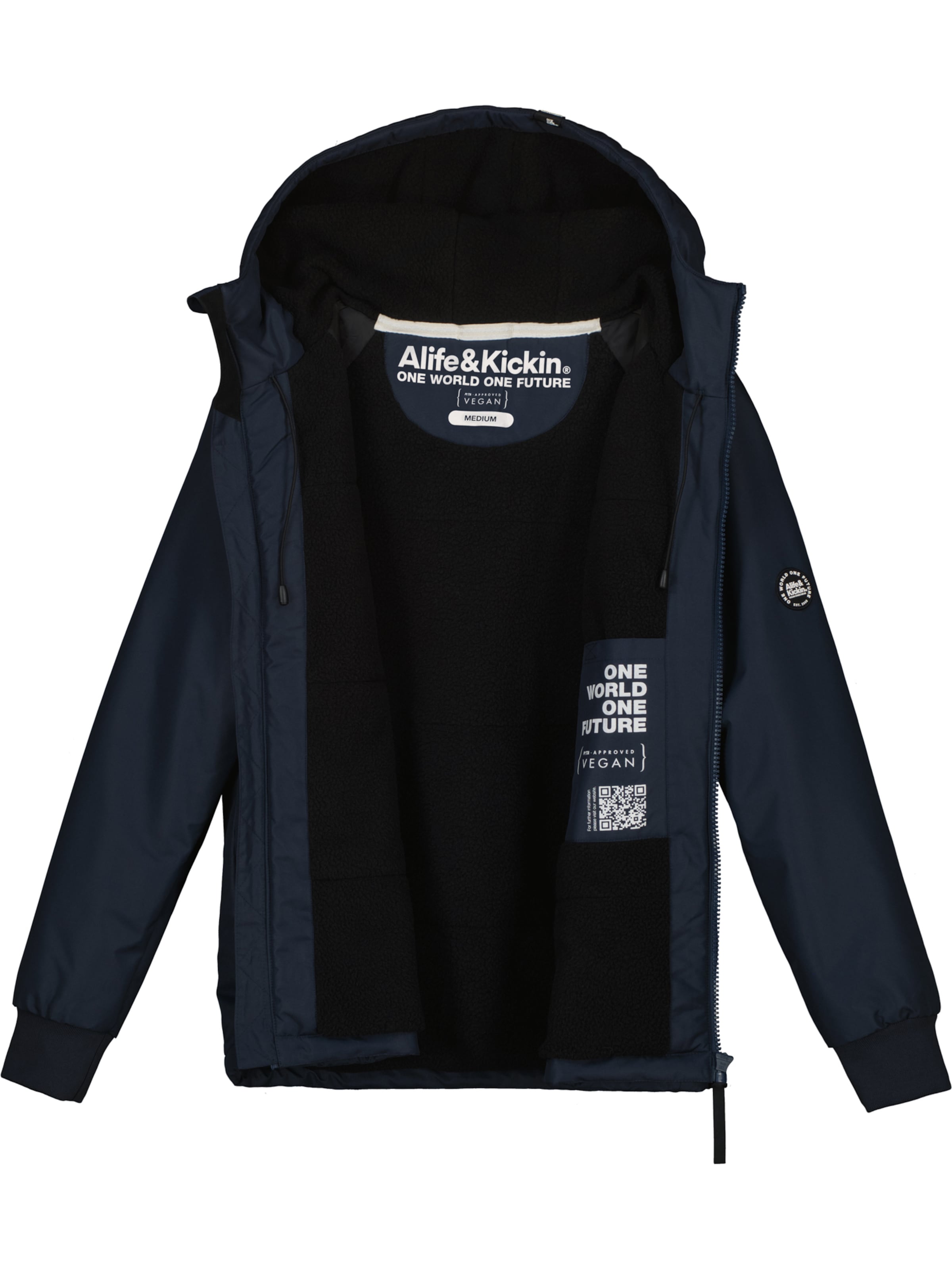 alife & kickin Prechodná bunda 'Marty' - Modrá