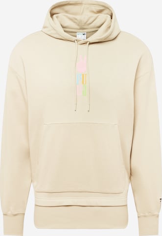 PUMA Sweatshirt 'Downtown' in Beige: front