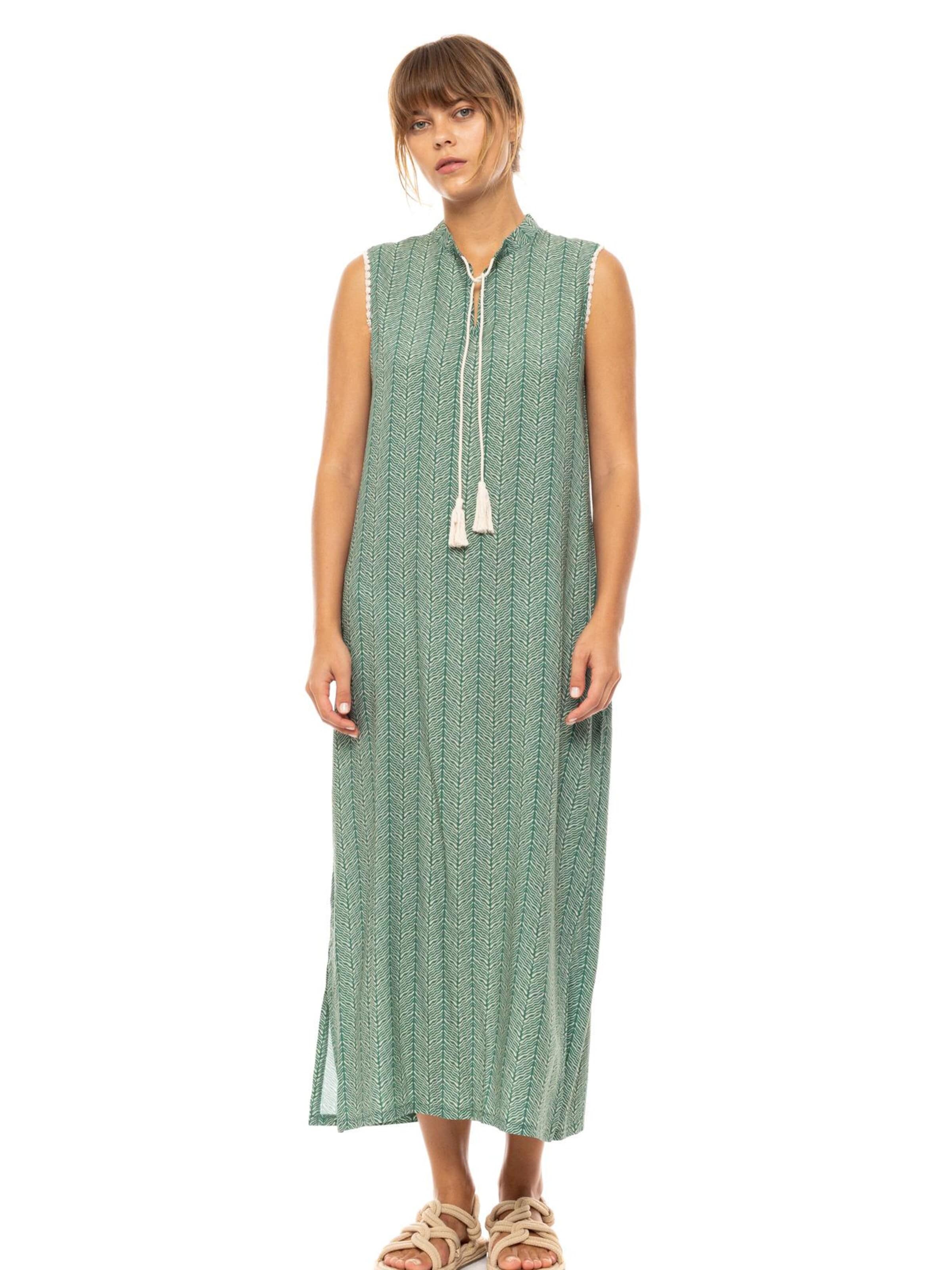 Pink Label Summer Dress in Green