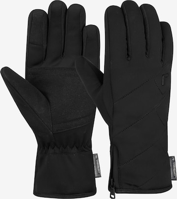 REUSCH Athletic Gloves 'Loredana' in Black: front