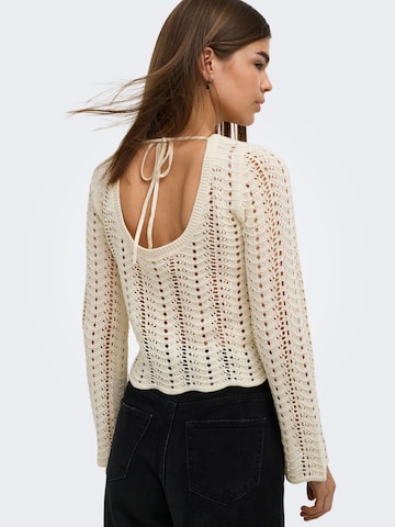 ONLY - Jersey 'ONLVix' en blanco