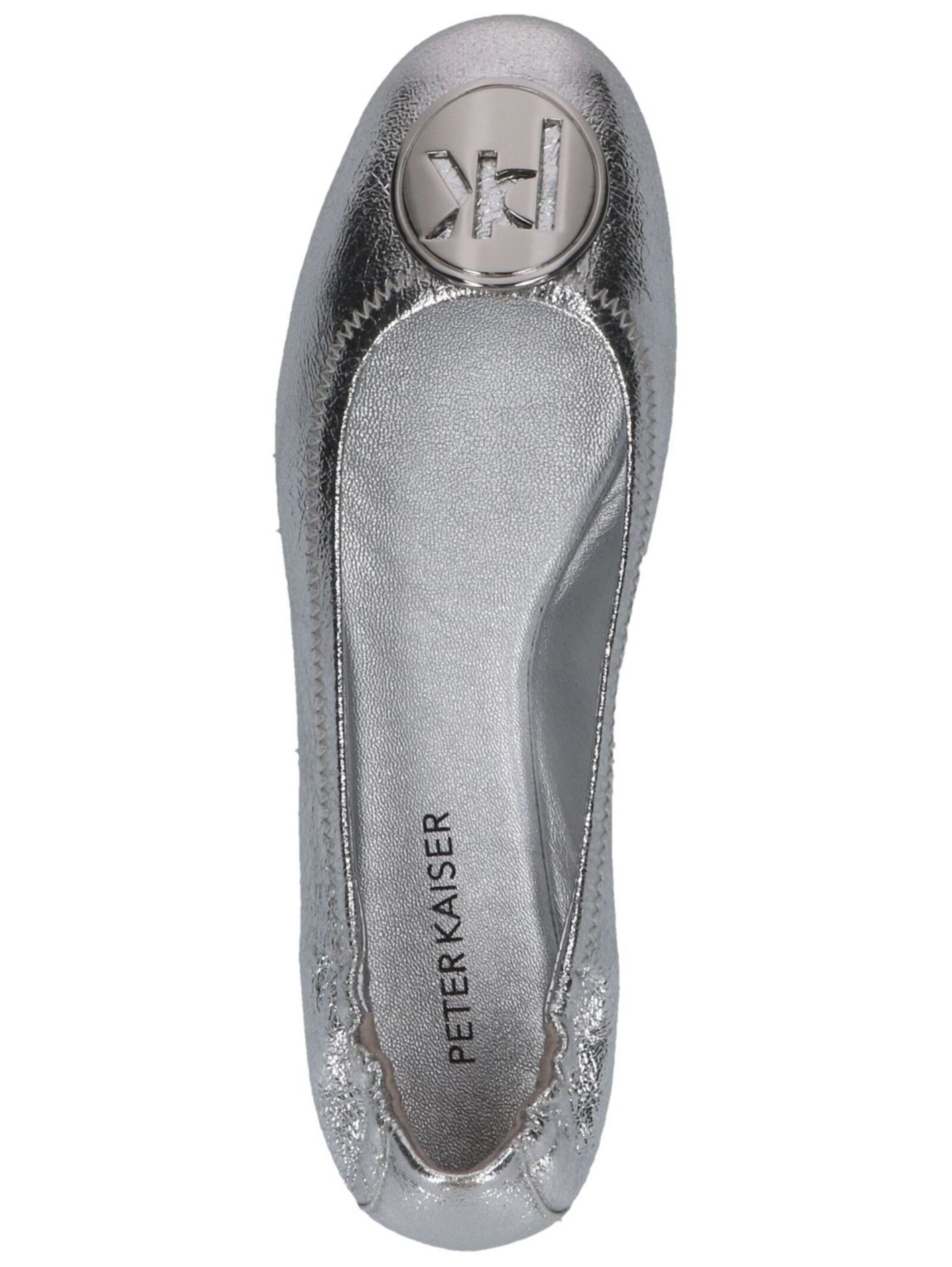PETER KAISER Ballet Flats in Silver