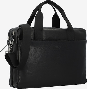 mano Document Bag 'Don Paolo' in Black