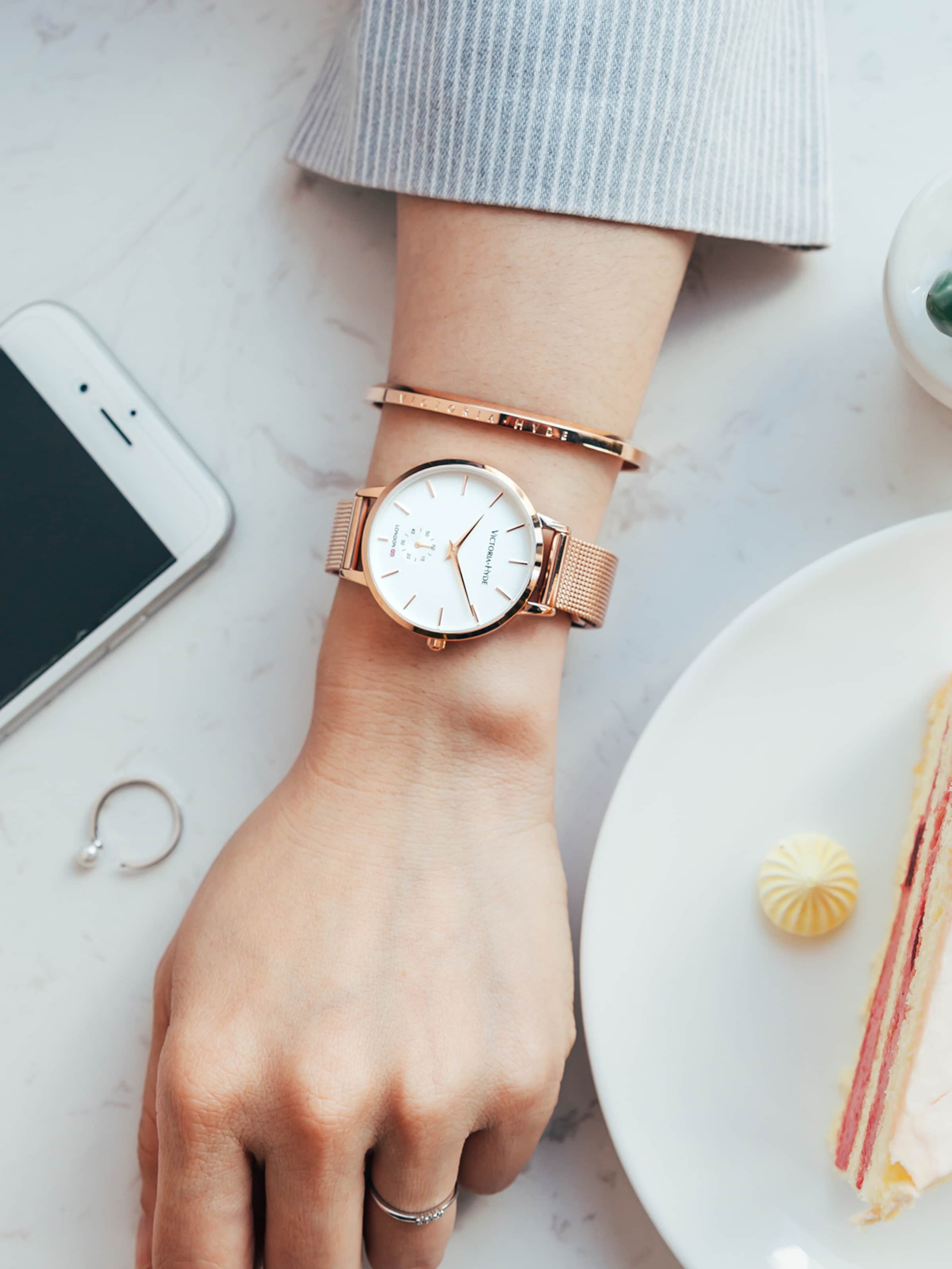 Victoria Hyde Analog Watch 'Metropolitan Time' in Gold