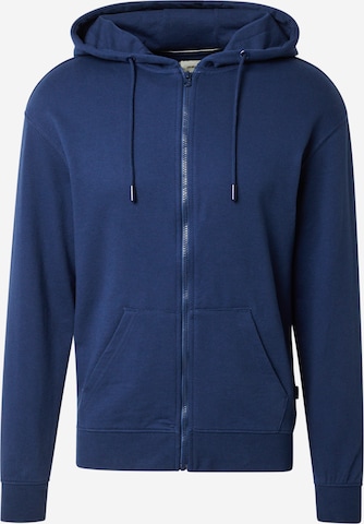 Veste de survêtement 'BRODY' BLEND en bleu : devant