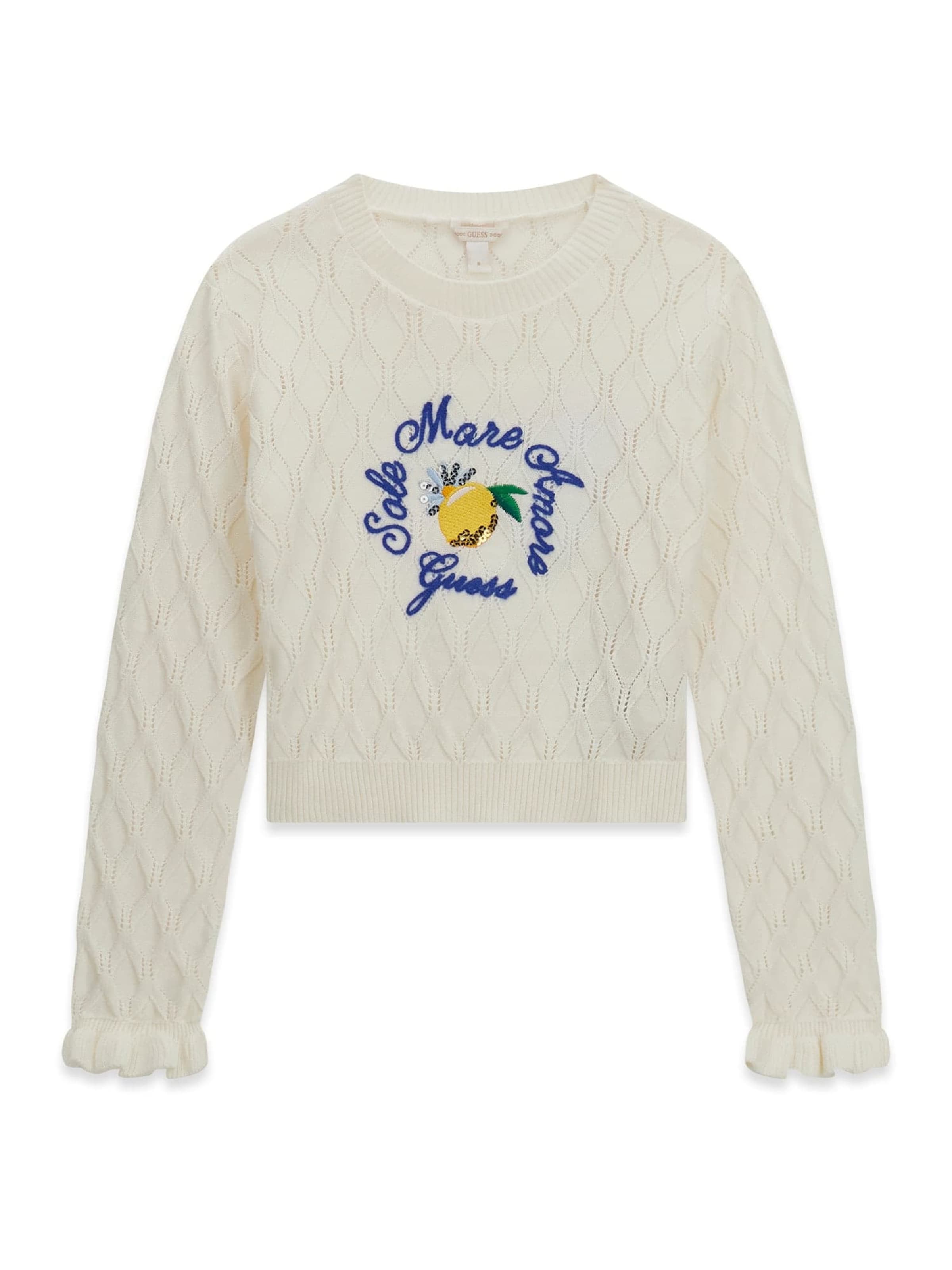 GUESS Sweater in White: front